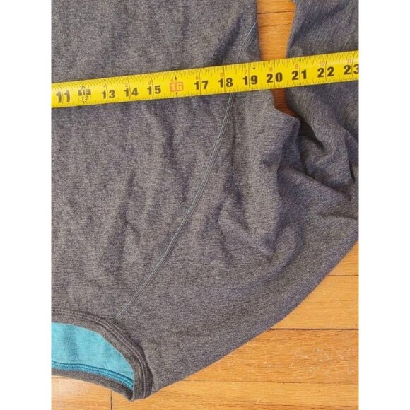 Lululemon reversible sweatshirt long sleeve blue Large A001487 - Picture 4 of 6